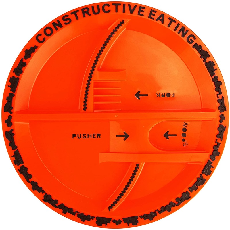 Constructive Eating Construction Plate