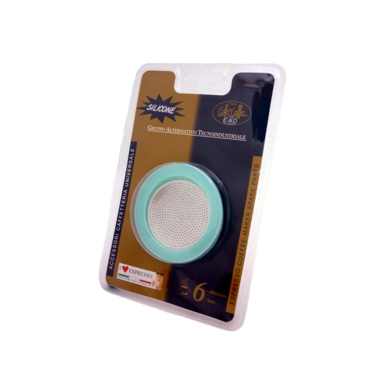 G.A.T. Universal Moka Pot Screen and Silicone Gasket – 9-Cup