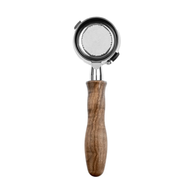 HCS 58mm Bottomless Portafilter for Gaggia Classic (Walnut)