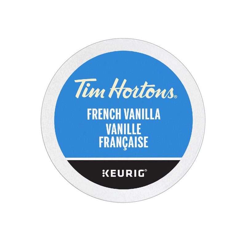 Tim Hortons French Vanilla Coffee K-Cup Pods (Case of 96)