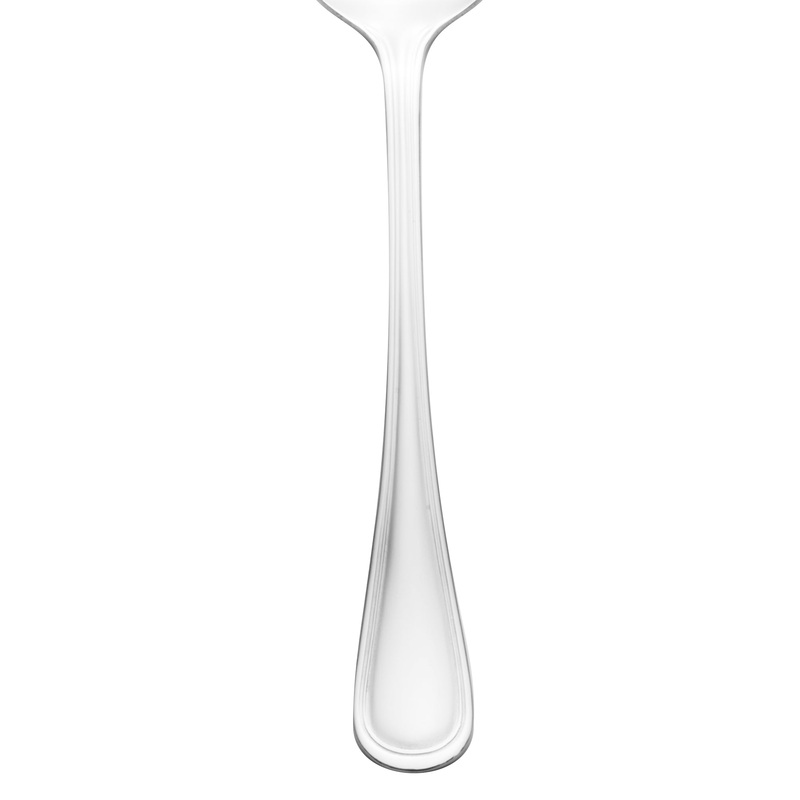 Walco 7103 Marcie 8 9/16″ 18/0 Stainless Steel Heavy Weight Tablespoon / Serving Spoon – 12/Pack