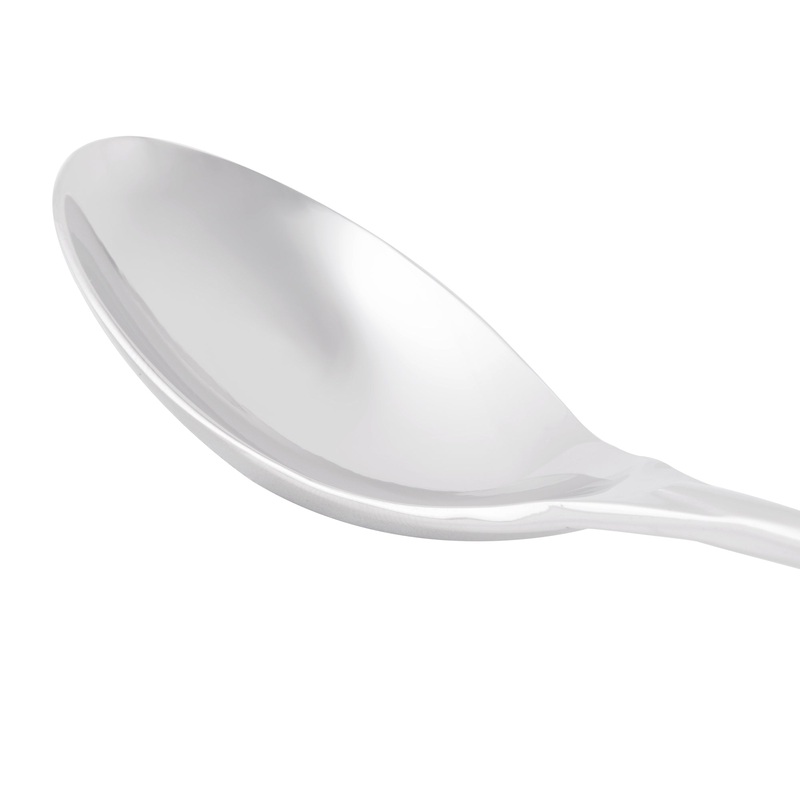 World Tableware 937 002 Slenda 7 3/4″ 18/8 Stainless Steel Extra Heavy Weight Dessert Spoon – 12/Pack