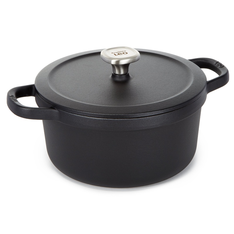 BergHOFF Leo Graphite Enameled Cast Iron Stockpot 10.25″, 6qt.