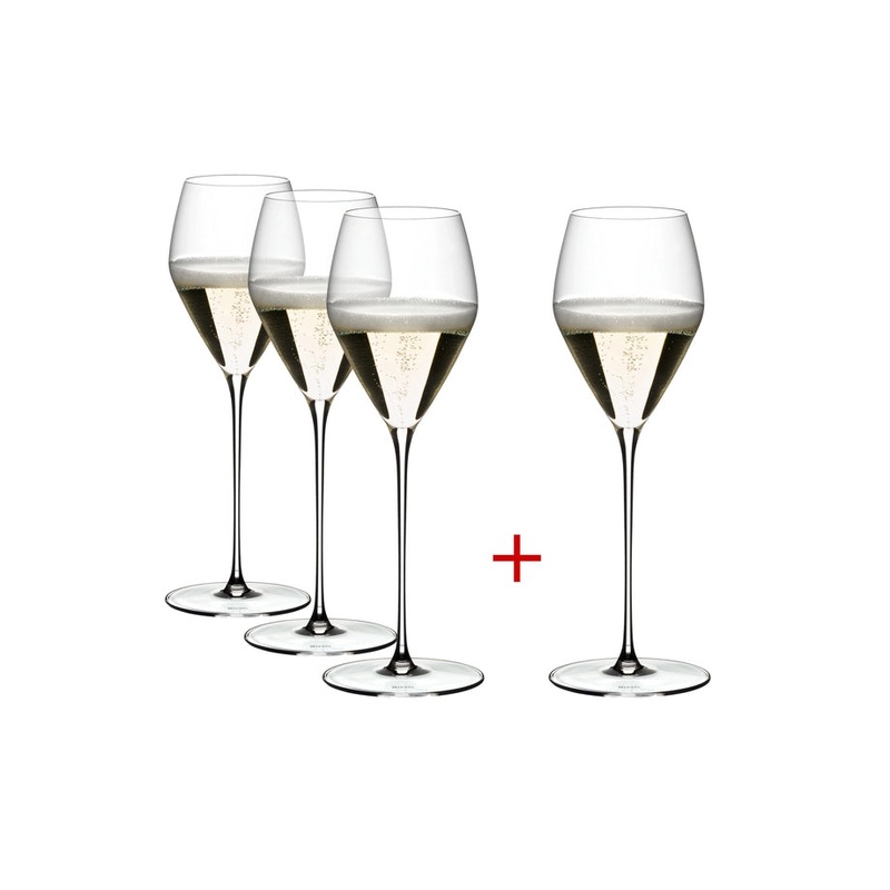 Riedel Veloce Champagne Glass – Buy 3 Get 4 – Set of 4