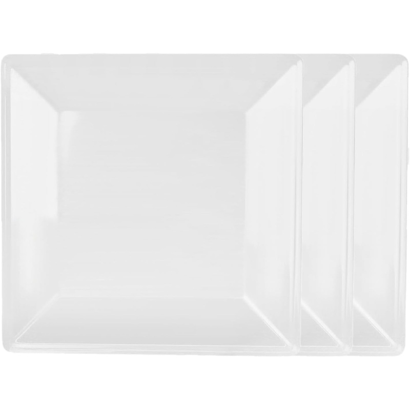 Square Plate Passion Melamine – Dinner Plates Reusable Dishes Plates Perfect for Dishes Dishwasher Safe Break-Resistant