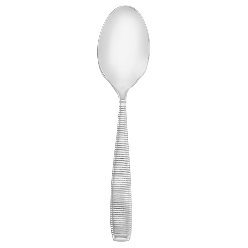 Walco MAS07 Mastaba 7 1/4″ 18/10 Stainless Steel Extra Heavy Weight Dessert Spoon – 12/Pack