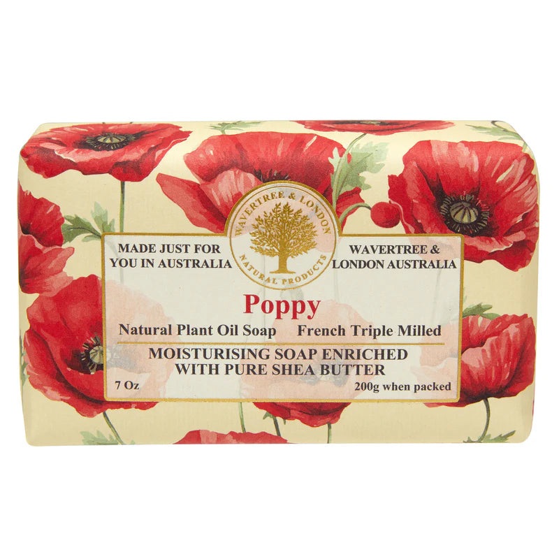 Wavertree & London Poppy Luxury Soap Bar