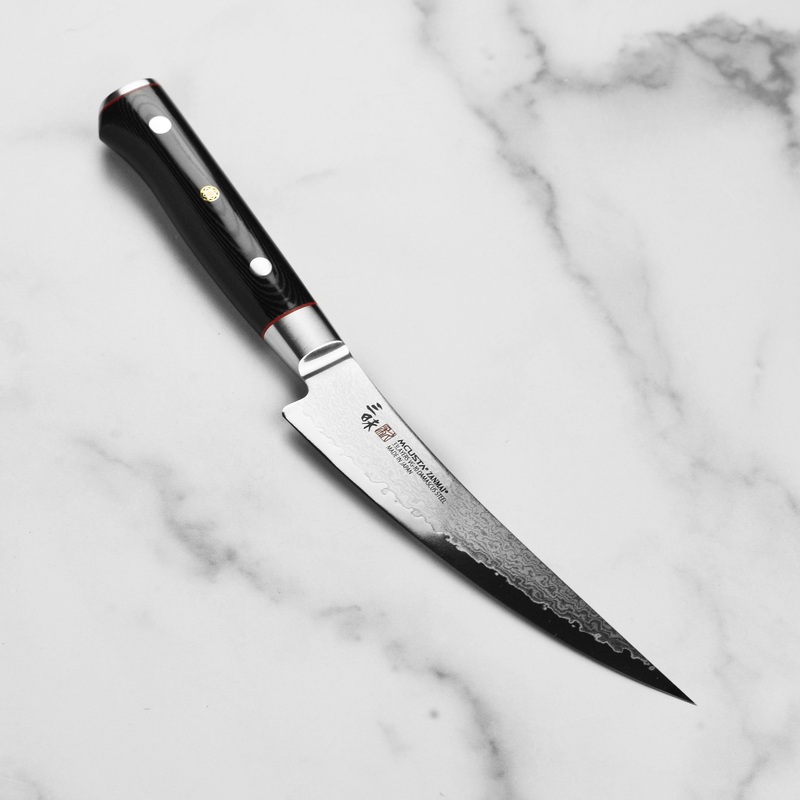 Zanmai Classic Pro Zebra Damascus 6.5″ Curved Boning Knife