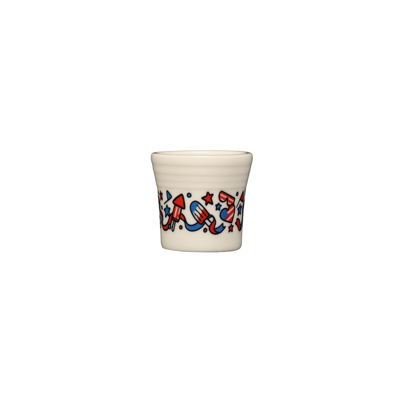 4th of July 1 1/2, OZ Ceramic Shot Glass