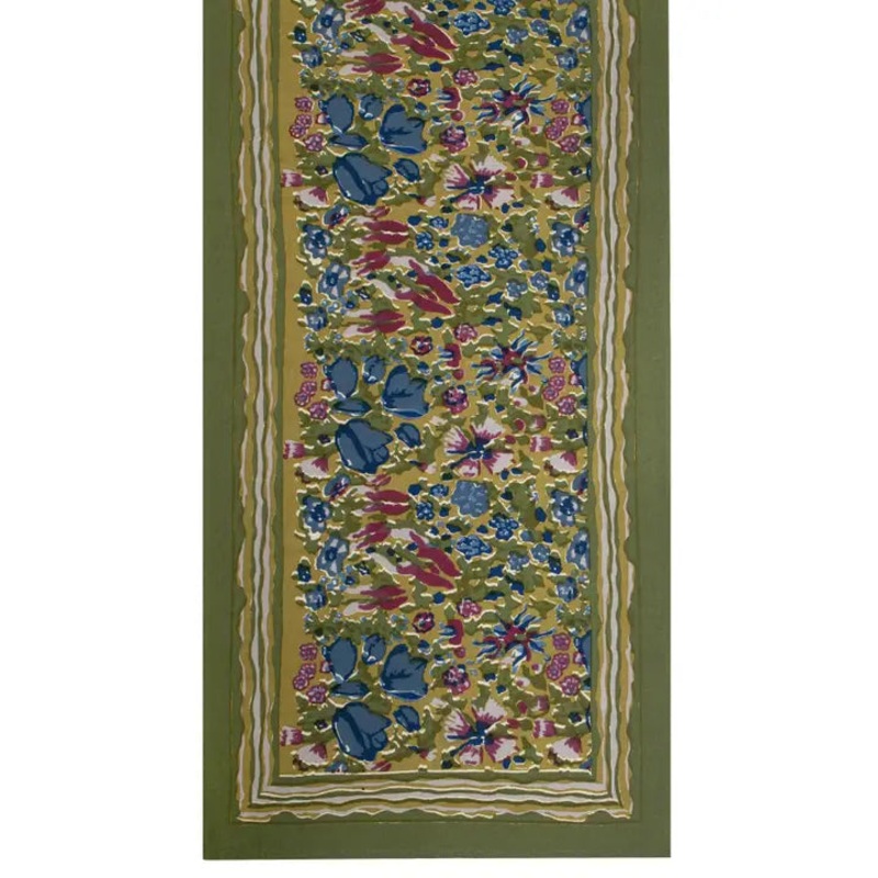 Couleur Nature Jardin Table Runner Blue & Vert 16″ x 72″