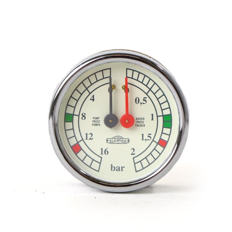 Elektra Classic Dual Pressure Gauge  60mm – 00985014