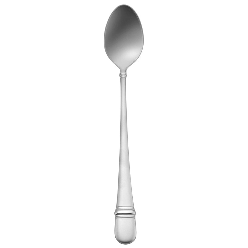 Oneida T045SITF Satin Astragal 7 1/2″ 18/10 Stainless Steel Extra Heavy Weight Iced Tea Spoon – 12/Pack