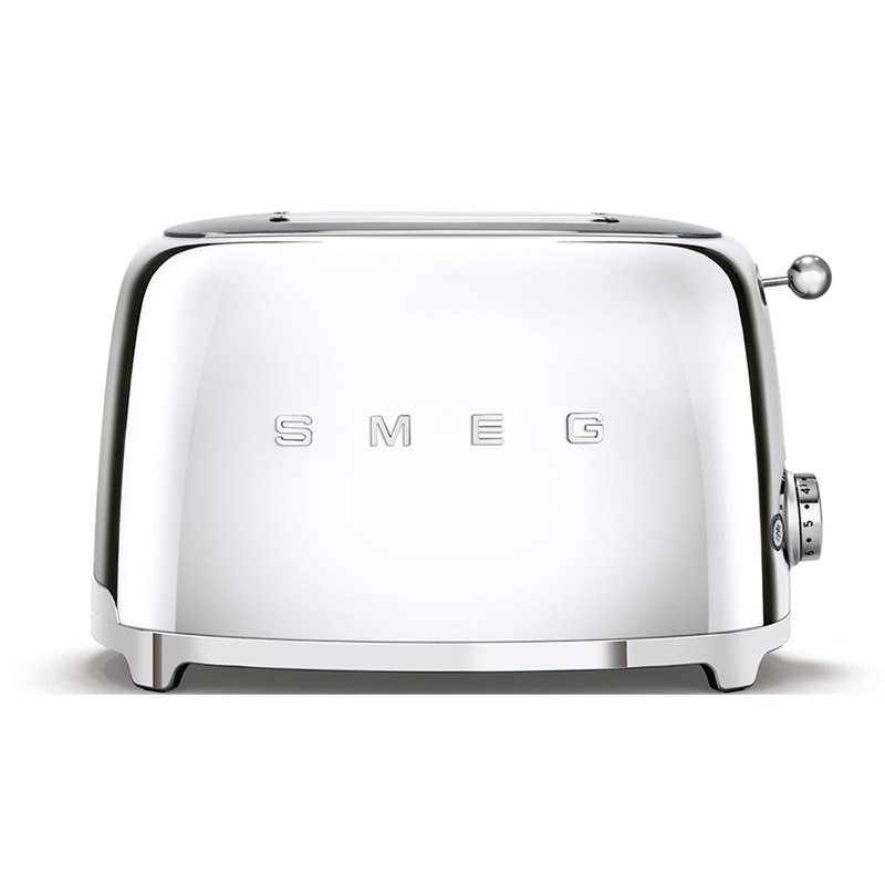 Smeg 50’s Retro Style Aesthetic 2×2 Slice Stainless Steel Toaster