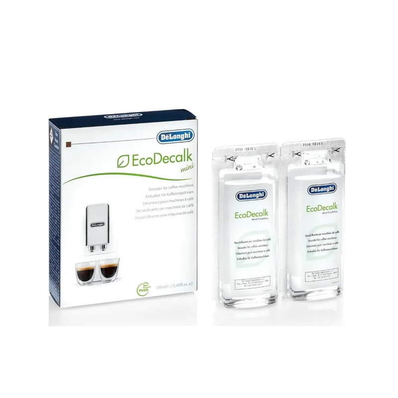 DeLonghi EcoDecalk Mini Descaling Solution Set 2x100mL DLSC200 (2×3.4 oz)