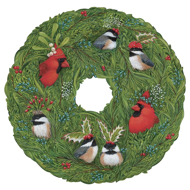 Hester and Cook Winter Songbirds Placemat