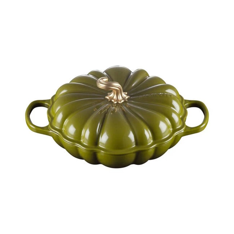 Le Creuset Pumpkin Braiser Olive 2.75 qt