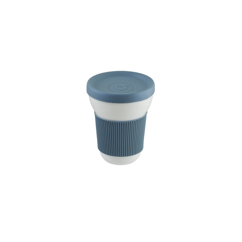 Softline dia.3.75″ h:4.75″ 12 oz. Round White Porcelain Mug (Set of 2)