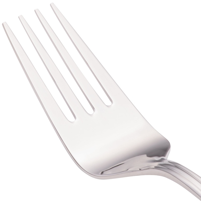 Walco 9617 Ultra 8 1/2″ 18/10 Stainless Steel Extra Heavy Weight Cold Meat Fork – 12/Pack
