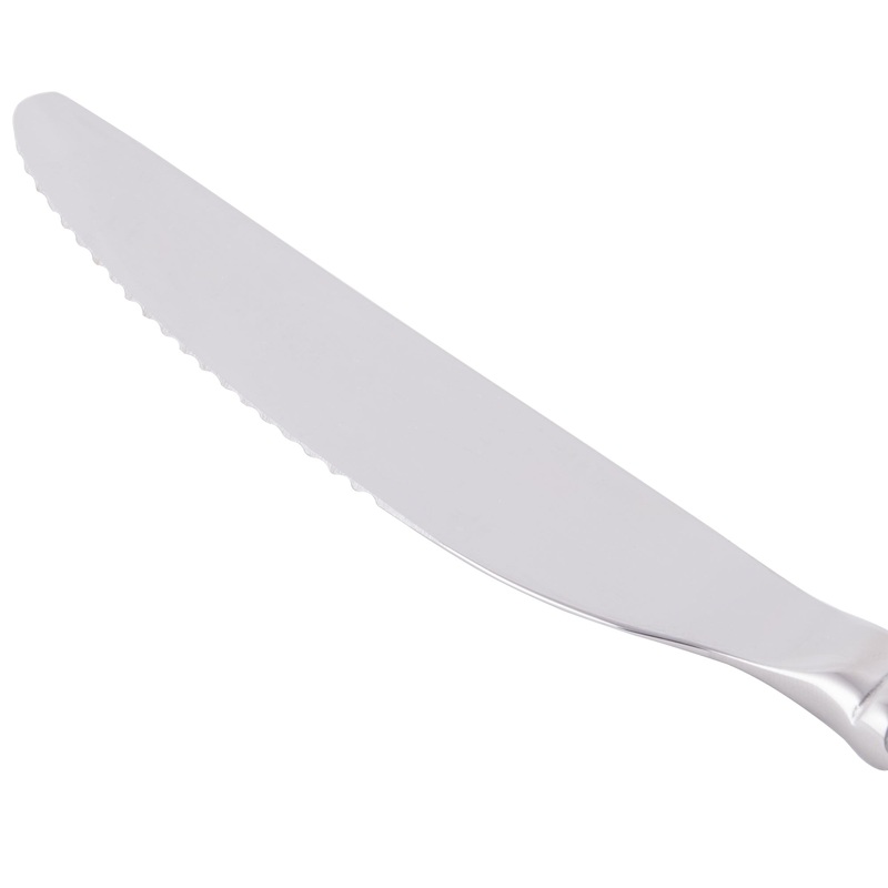 World Tableware 992 5502 Cimarron 18/8 Extra Heavy Weight Stainless Steel 9″ Dinner Knife – 12/Pack