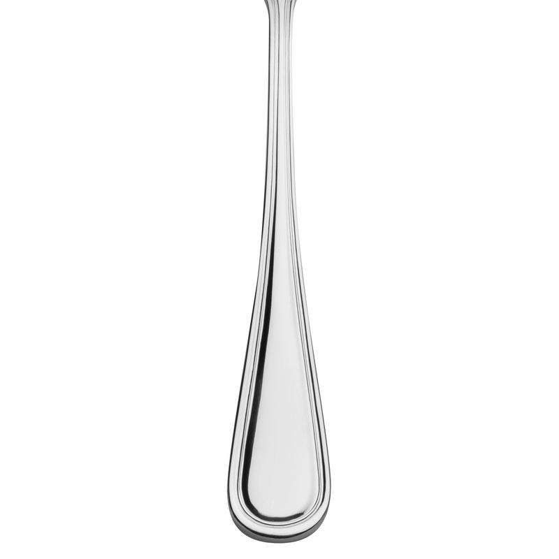 Acopa Edgeworth 7 3/4″ 18/8 Stainless Steel Extra Heavy Weight Tablespoon / Serving Spoon – 12/Pack