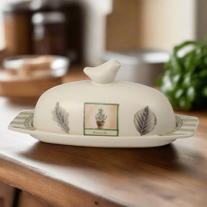 Naturewood Covered Butter Dish
