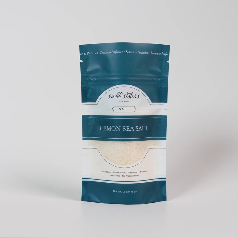 Salt Sisters Lemon Sea Salt 1.5 oz