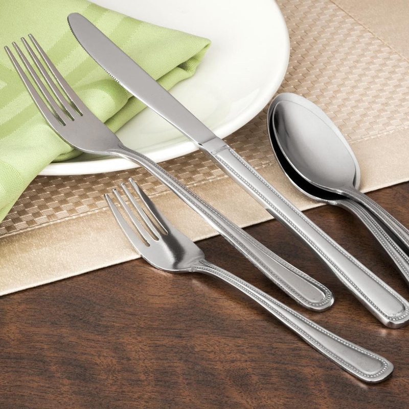 Walco 5501 Poise 6 1/8″ 18/0 Stainless Steel Medium Weight Teaspoon – 12/Pack