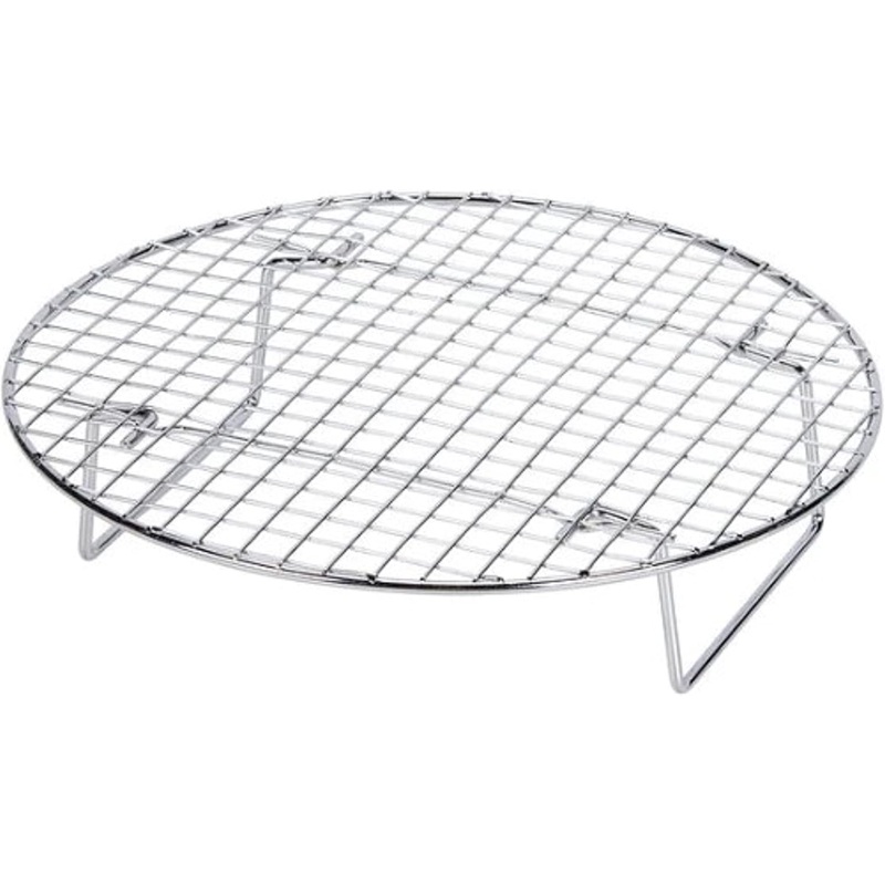 Round Steamer Rack/Cooling Rack Nickel Plated – Steamer Insert Steaming Rack Steam Tray Multi-functional Steamer Basket Cookware Veggie Fish Seafood Cooking