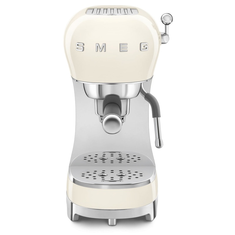 Smeg 50’s Retro Style Aesthetic Espresso Coffee Machine, Cream