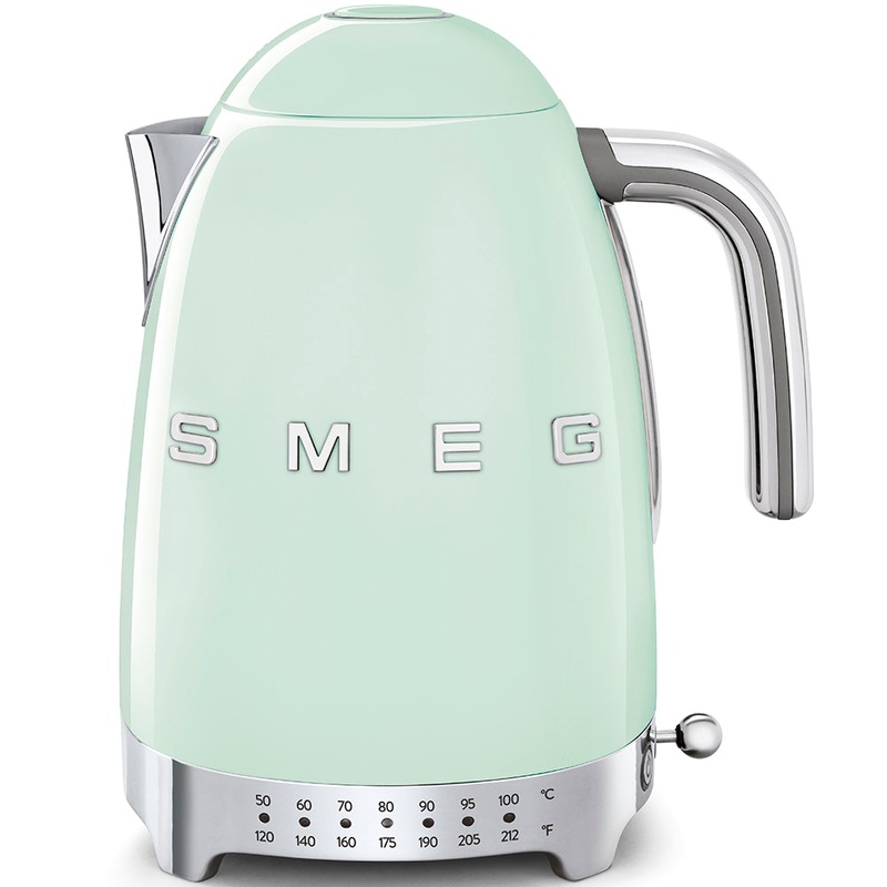 Smeg 50’s Retro Style Variable Temperature KLF04 Pastel Green Kettle