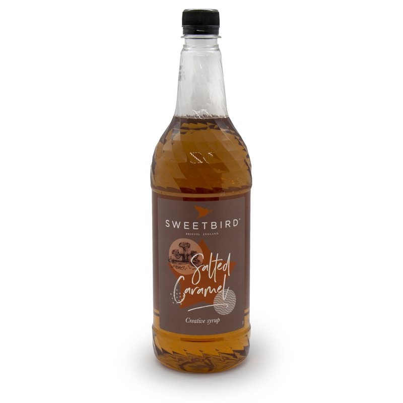 Sweetbird Classic Salted Caramel Syrup 1.0 Ltr