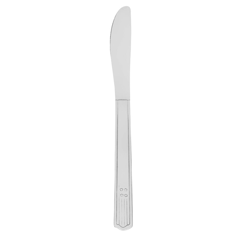 Walco 3245 Stars and Stripes 8″ 18/0 Stainless Steel Dinner Knife – 12/Pack