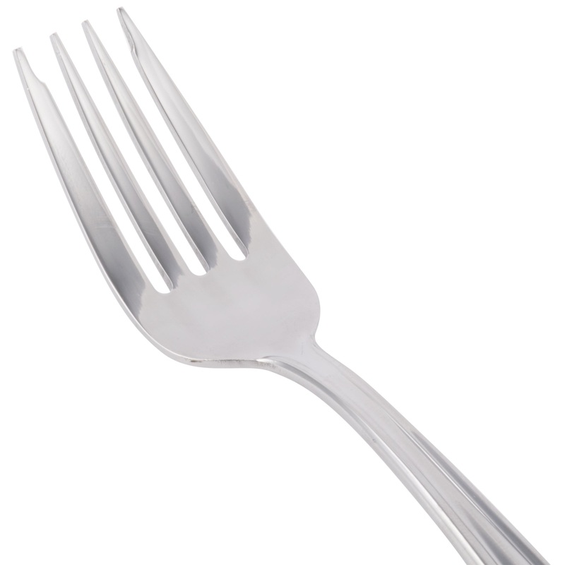 World Tableware 578 038 Fairfield 6 5/8″ 18/0 Stainless Steel Heavy Weight Salad Fork – 12/Pack