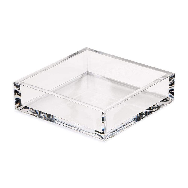 Acrylic Luncheon Napkin Holder, Crystal Clear