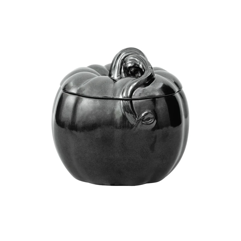 Juliska Pewter Stoneware Pumpkin 6″