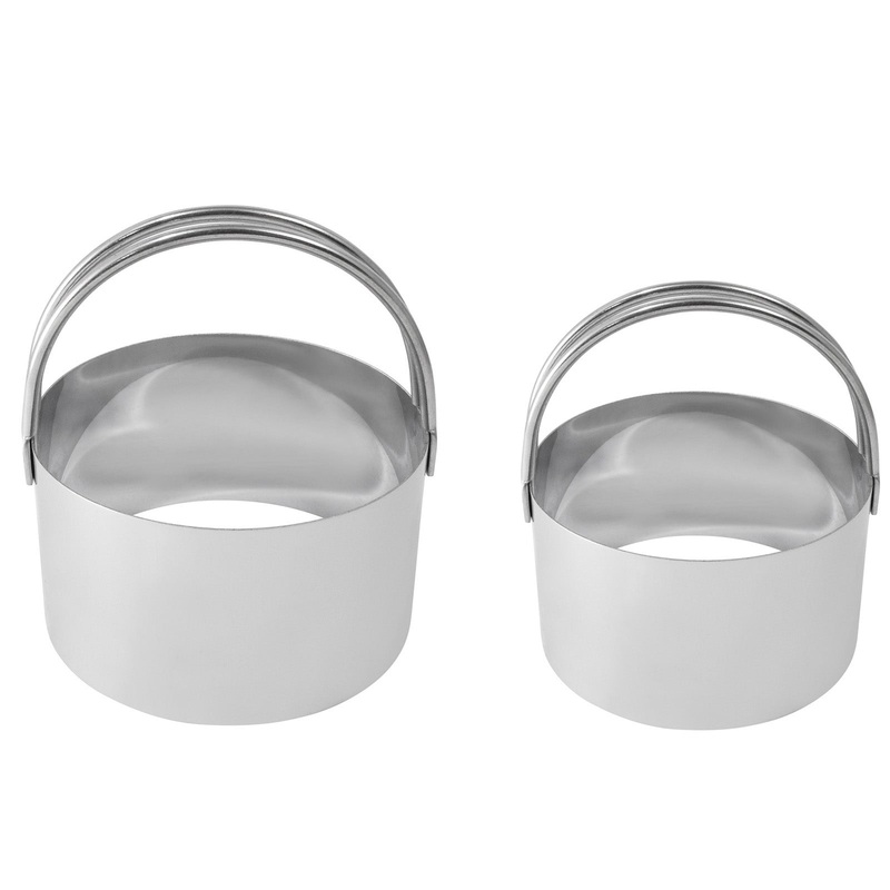 R&M Biscuit Cutter Set, 2.75 Inch & 3.25 Inch, Stainless Steel