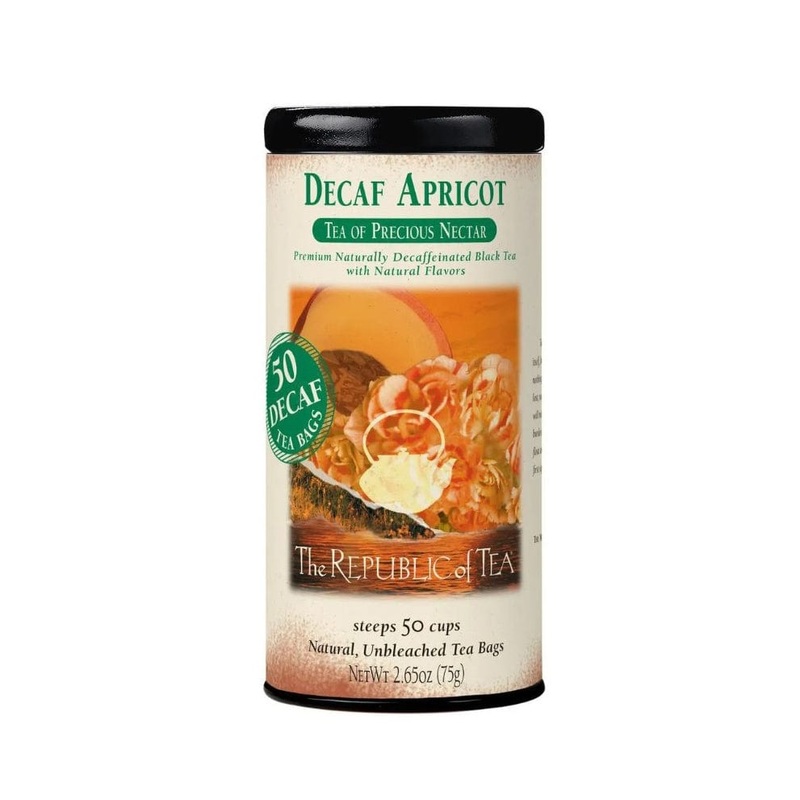 Republic of Tea Decaf Apricot Black Tea Bags
