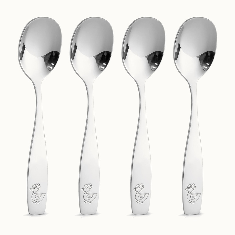 Zulay Kitchen Flatware Set Spoons & Forks for Toddlers
