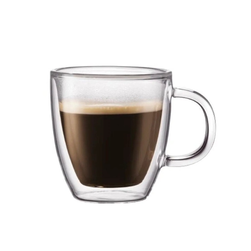 Bodum Bistro 10oz Double Walled Espresso Mug (Set of 2)
