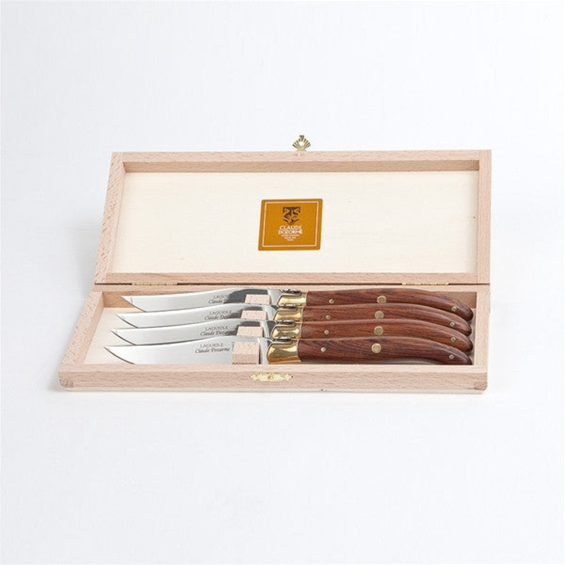 Claude Dozorme Laguiole Steak Knives – Vallernia Wood
