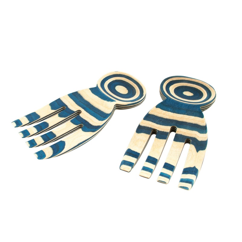 Island Bamboo Salad Hands – Blue
