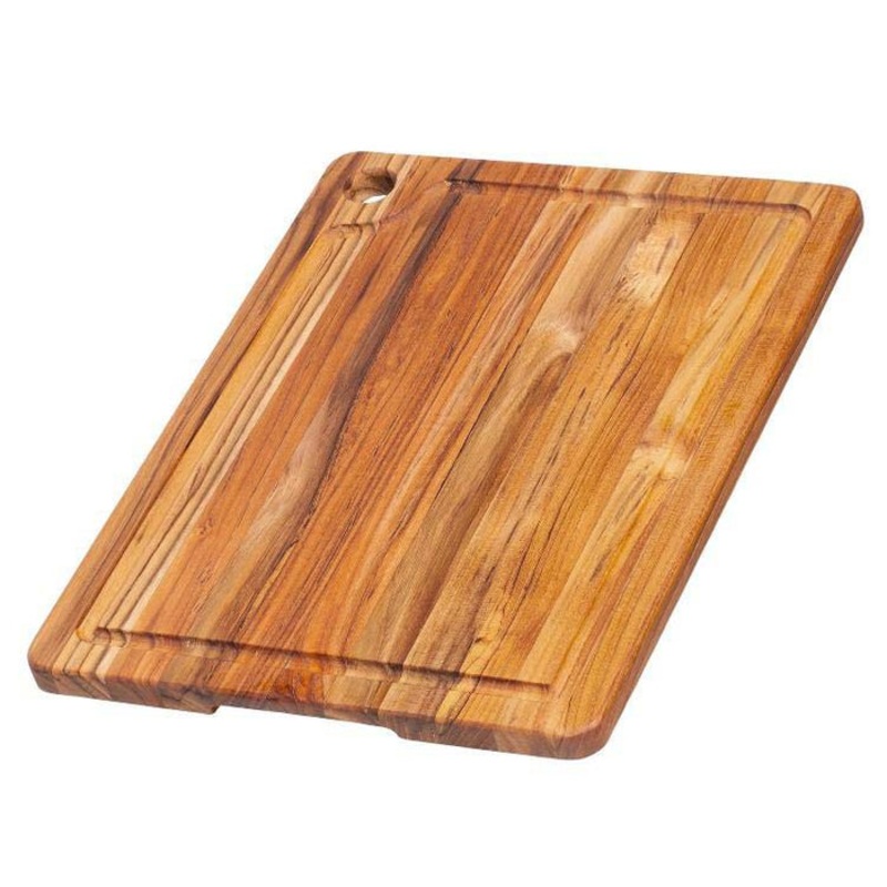 Teak Haus – RECTANGLE MARINE CUTTING BOARD W/ JUICE CANAL 16 x 12 x 0.75 in
