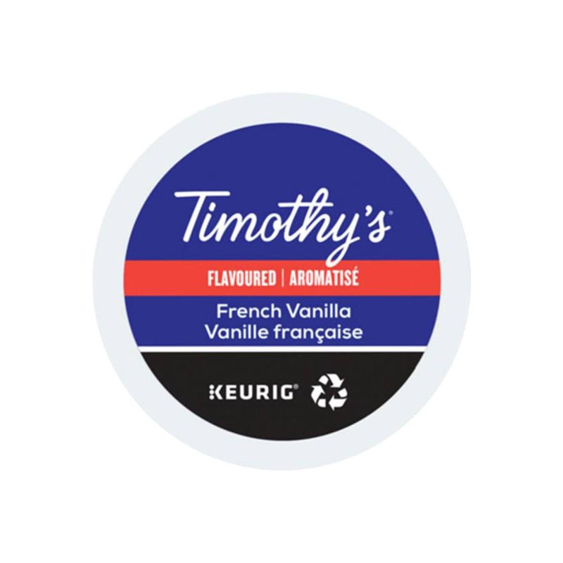 Timothy’s French Vanilla K-Cup Recyclable Pods (Case of 96)