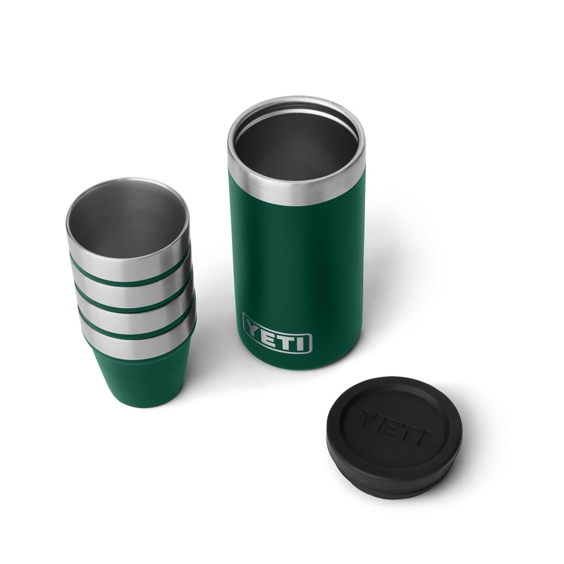 YETI Shot Glasses with Carrying Case – Black Forest Green
