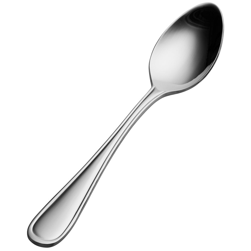 Bon Chef SBS300 Tuscany 6 3/8″ 18/0 Extra Heavy Weight Bonsteel Teaspoon – 12/Pack