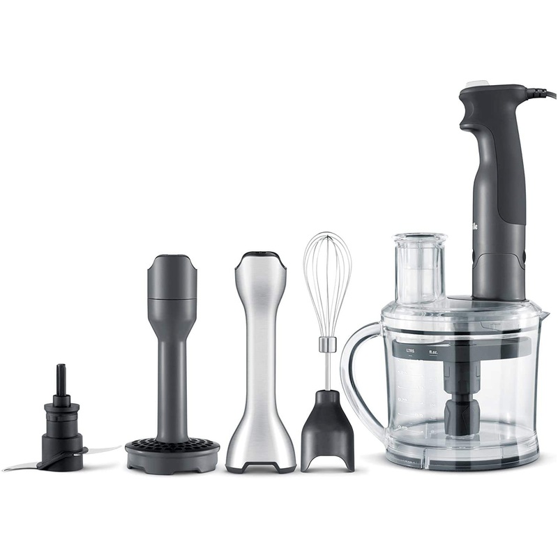 Breville All in One Immersion Blender w/ Accessories – Brushed Stainless