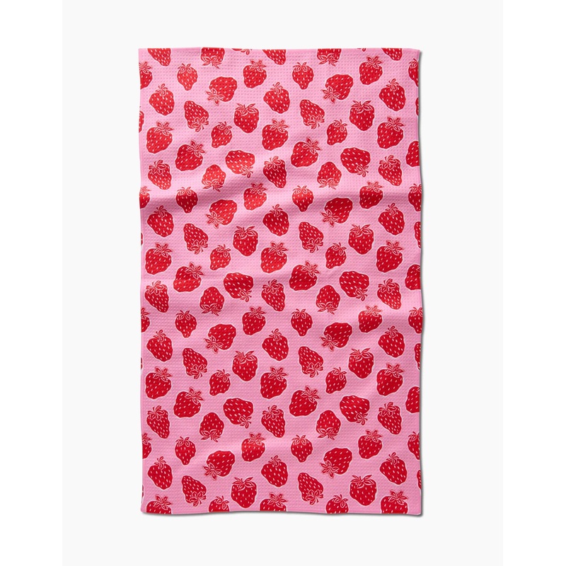 Geometry Strawberry Fields Tea Towel