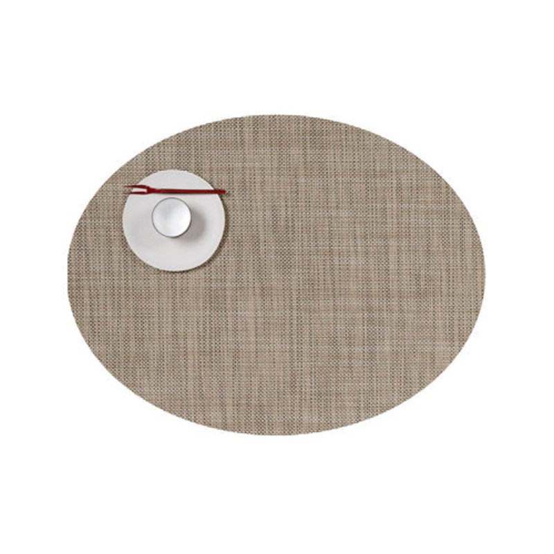 Linen Oval Minibasketweave