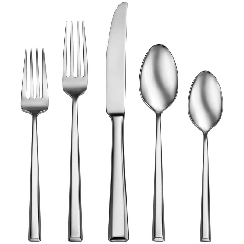 Oneida Pearce 5 Piece Service for 1 Stainless 18/10 Flatware Set