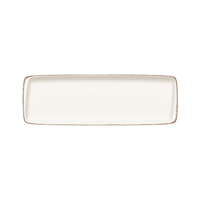 Retro 19″ x 6.25″ x h:1″ Rectangular Decorated Porcelain Platter